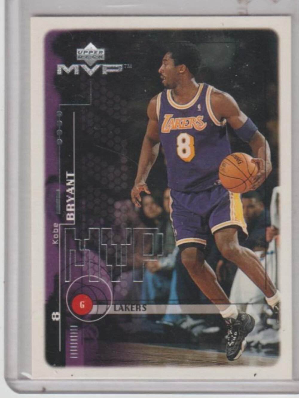 Kobe Bryant 1999-00 Upper Deck MVP #74 HOF Los Angeles Lakers